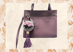 Pom Pom with Tassel Keychain