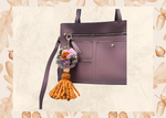 Pom Pom with Tassel Keychain