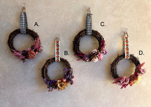 Dried Flower Mini Wreath