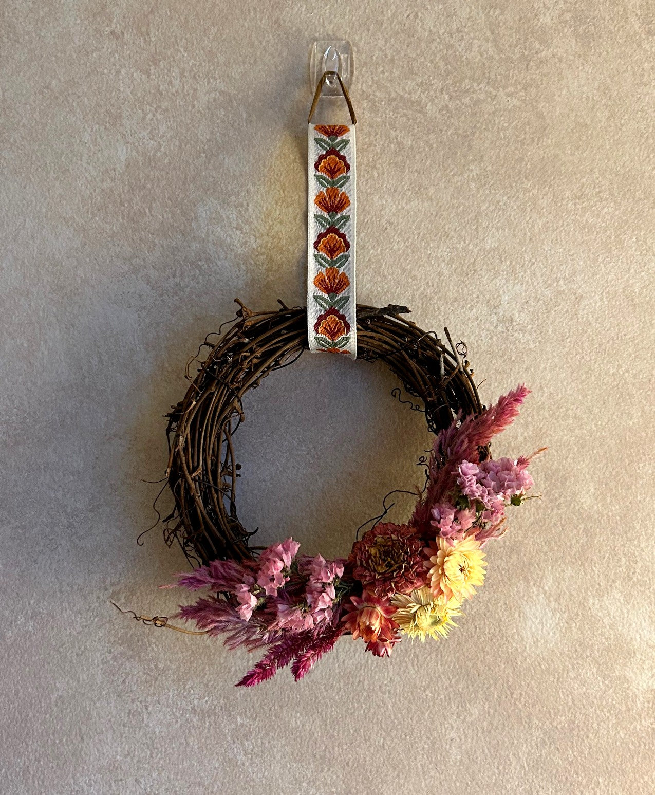 Dried Flower Mini Wreath