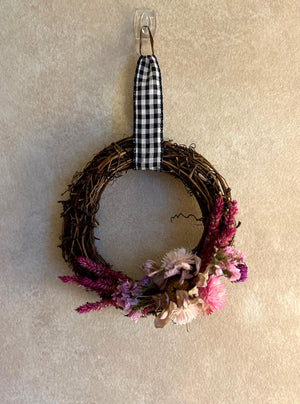 Dried Flower Mini Wreath