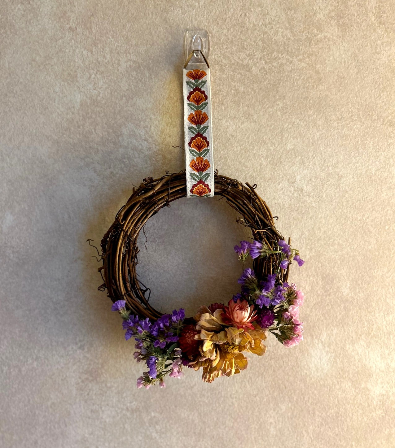 Dried Flower Mini Wreath