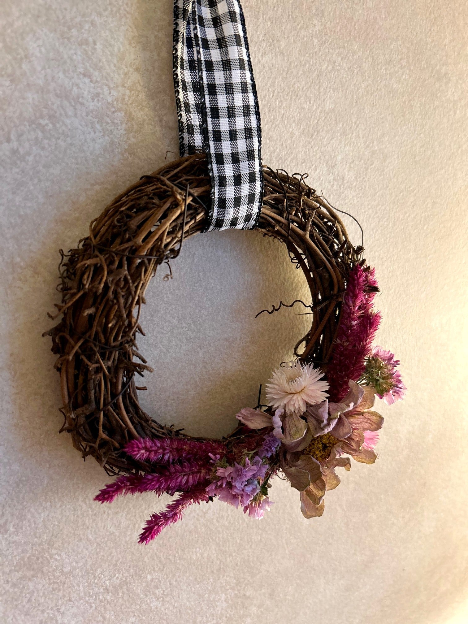 Dried Flower Mini Wreath