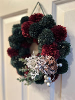 Winter Pom Pom Wreath