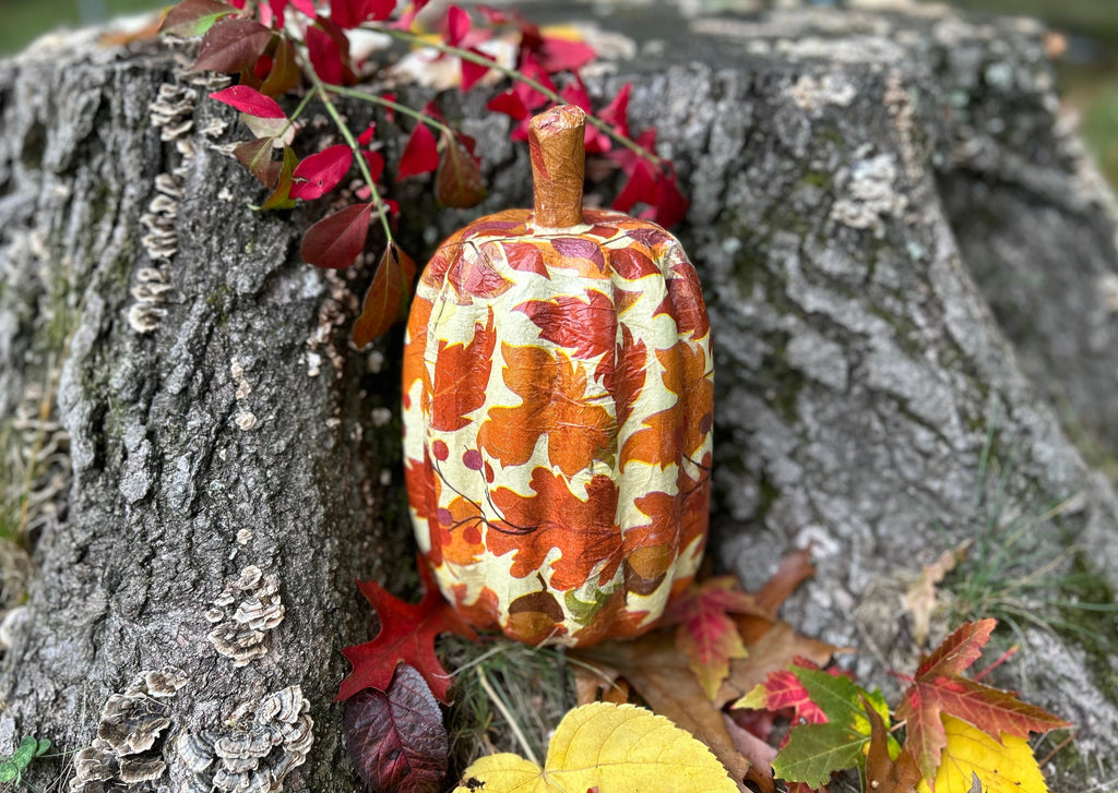 Decoupage Pumpkin