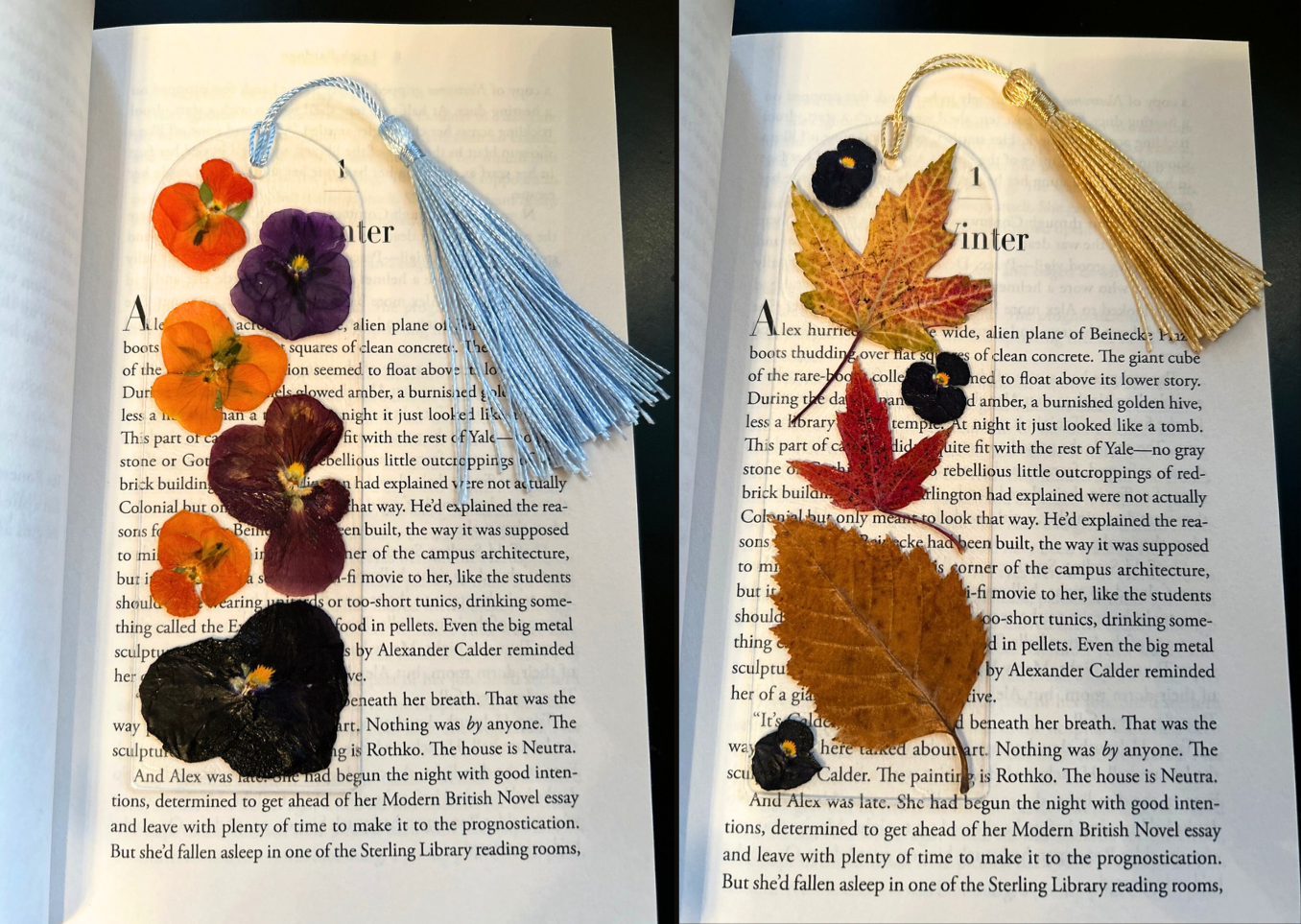 Pressed Floral Bookmark